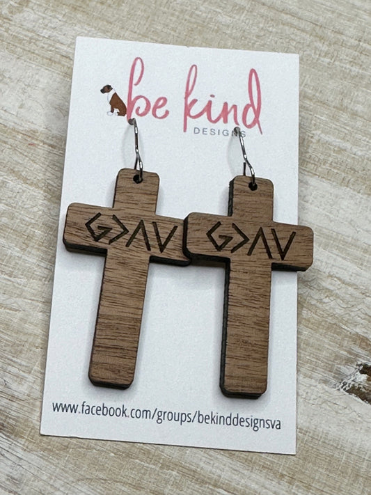 God is Greater than the Highs and Lows Earrings